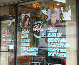 Sofia Hair Salon. With our reasonable prices and warm atmosphere and hospitality, you will leave the salon satisfied and with a smile.